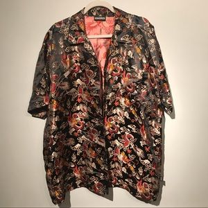 Vintage DRAGON shirt men’s Extra large silky